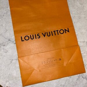 Louis Vuitton Orange Shopping Bag
